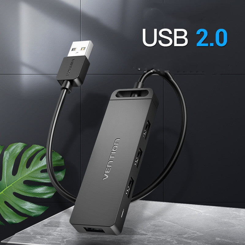 VENTION PRO USB 2.0 (Adaptador múltiple con 4 puertos USB tipo A y un tipo C)