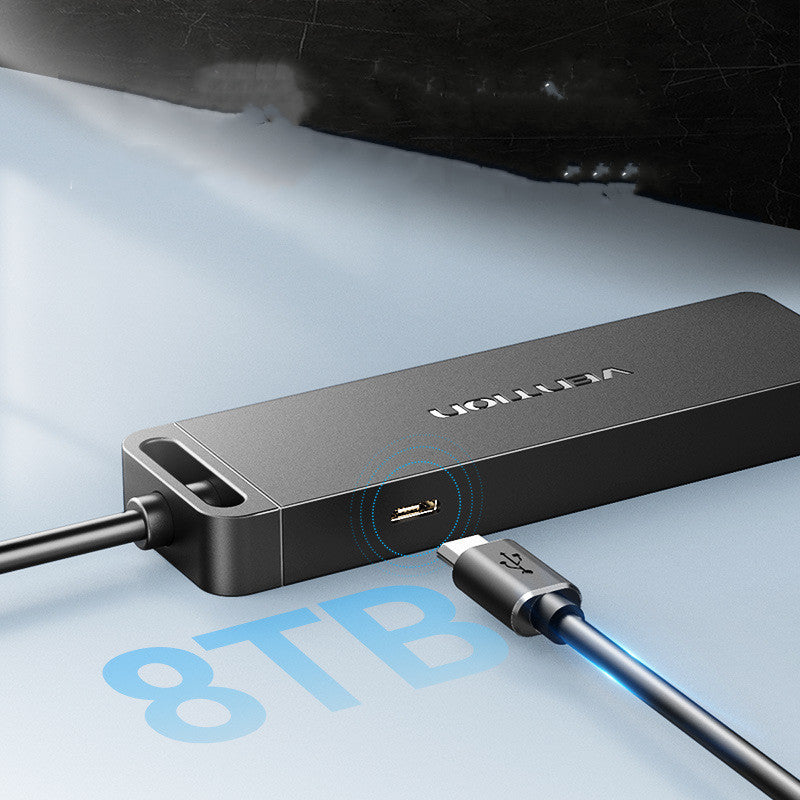 VENTION PRO USB 2.0 (Adaptador múltiple con 4 puertos USB tipo A y un tipo C)